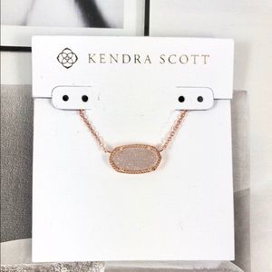Kendra Scott Elisa Iridescent Drusy Necklace